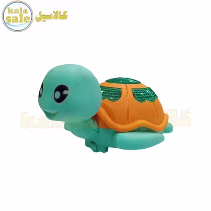 لاکپشت اسباب بازی نخی چراغدار