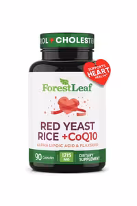 کپسول Red Yeast Rice و کوآنزیم 10 برند ForestLeaf - بسته 90 عددی