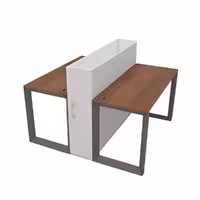 میز کار گروهی دو نفره پایه فلزی GFK105