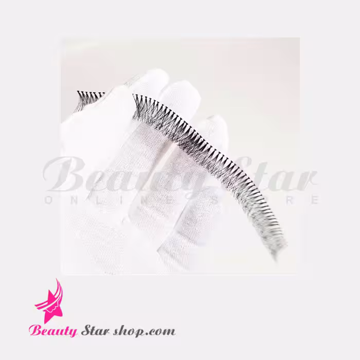 مژه ریسه ای مو طبیعی فر D آردل سه عددی سایز 12 میل