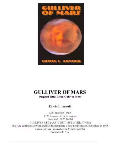 خرید و دانلود نسخه کامل کتاب Gulliver of Mars (Ace SF Classic, F-296)