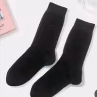 تولیدی جوراب ساق بلند مشکی تک 12 جفتی فری سایز 38 الی 44