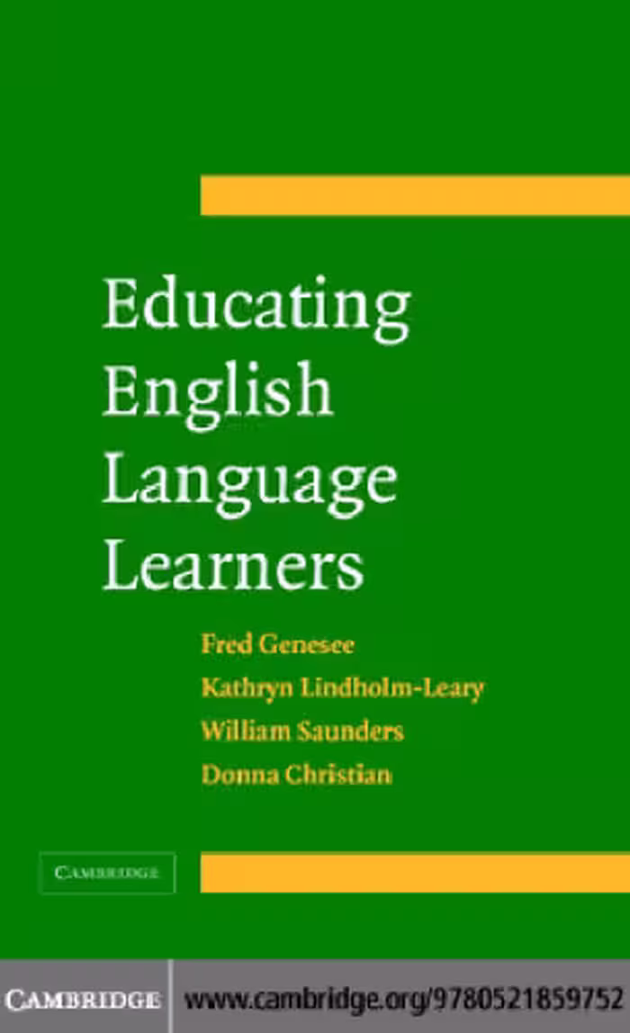خرید و دانلود نسخه کامل کتاب Educating English Language Learners: A Synthesis of Research Evidence