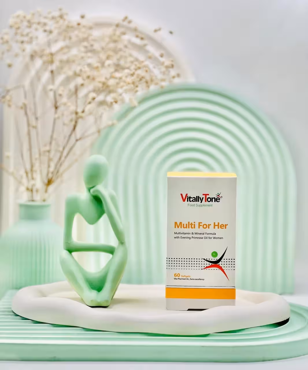 خرید سافت ژل مولتی فور هر ویتالی تون مخصوص بانوان