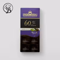 شکلات تخته ای تلخ 60 درصد پارمیدا