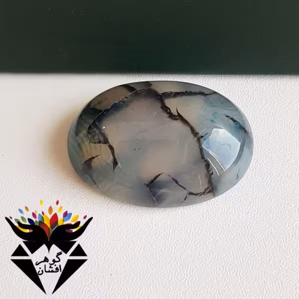 نگین عقیق دراگون اصل N3166