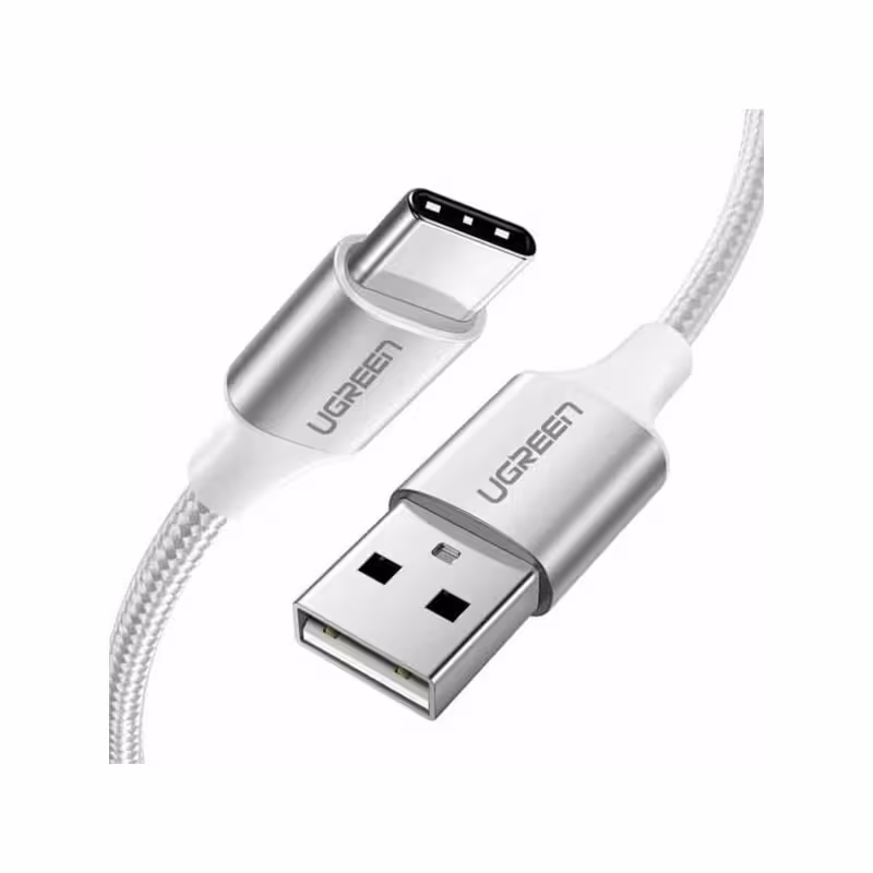 کابل USB-A به USB-C یوگرین مدل US287 کد 60123 طول 2 متر