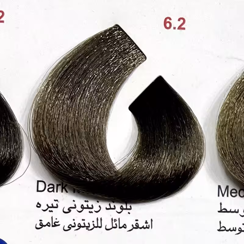 بلوند زیتونی تیره 6.2 ،رنگ مو کم آمونیاک پیلون ویک عدد اکسیدان | amazonchi