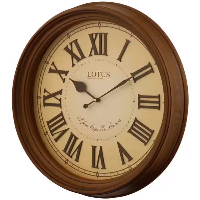 ساعت ديواری چوبی لوتوس کد محصول: 7034-SIEGEN