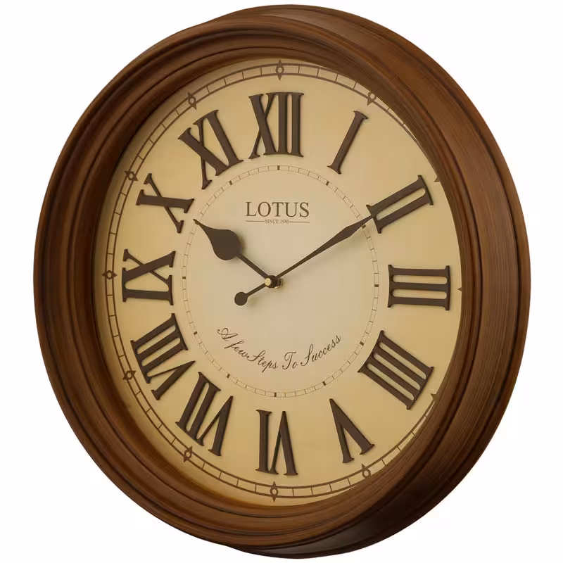 ساعت ديواری چوبی لوتوس کد محصول: 7034-SIEGEN