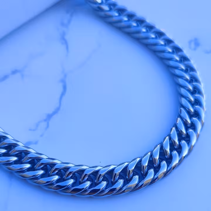 زنجیر کارتیر مردانه 10میل براق 60 سانتی