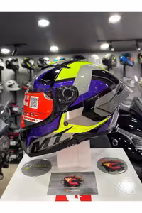 کلاه کاسکت موتورسیکلت مشکی ایمنی THUNDER 4 SV VALIANT MOTORCYCLE MT