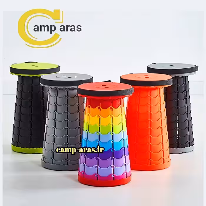 صندلی تاشو تلسکوپی کمپینگ مدل B08GQ مسافرتی - کمپ آراس