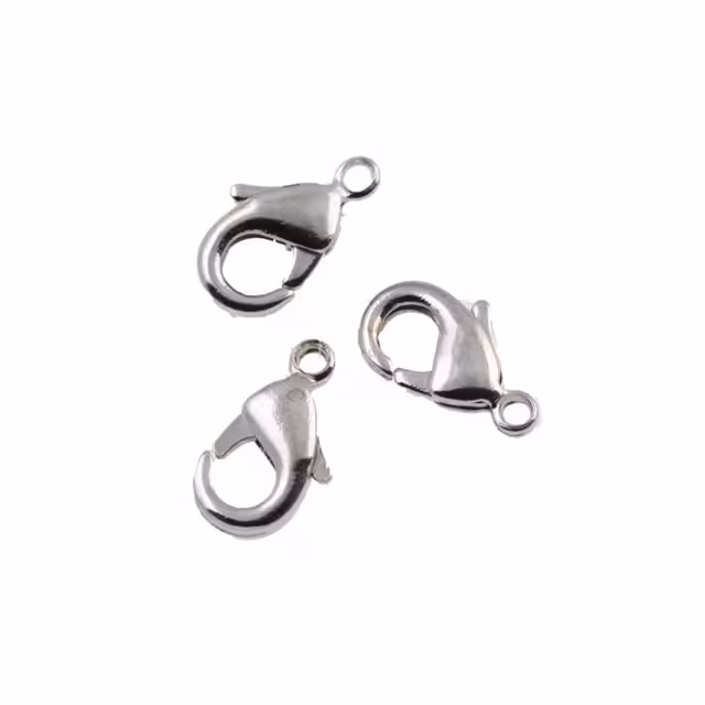 قفل استیل رنگ ثابت نقره ای سایز کوچک کد 009