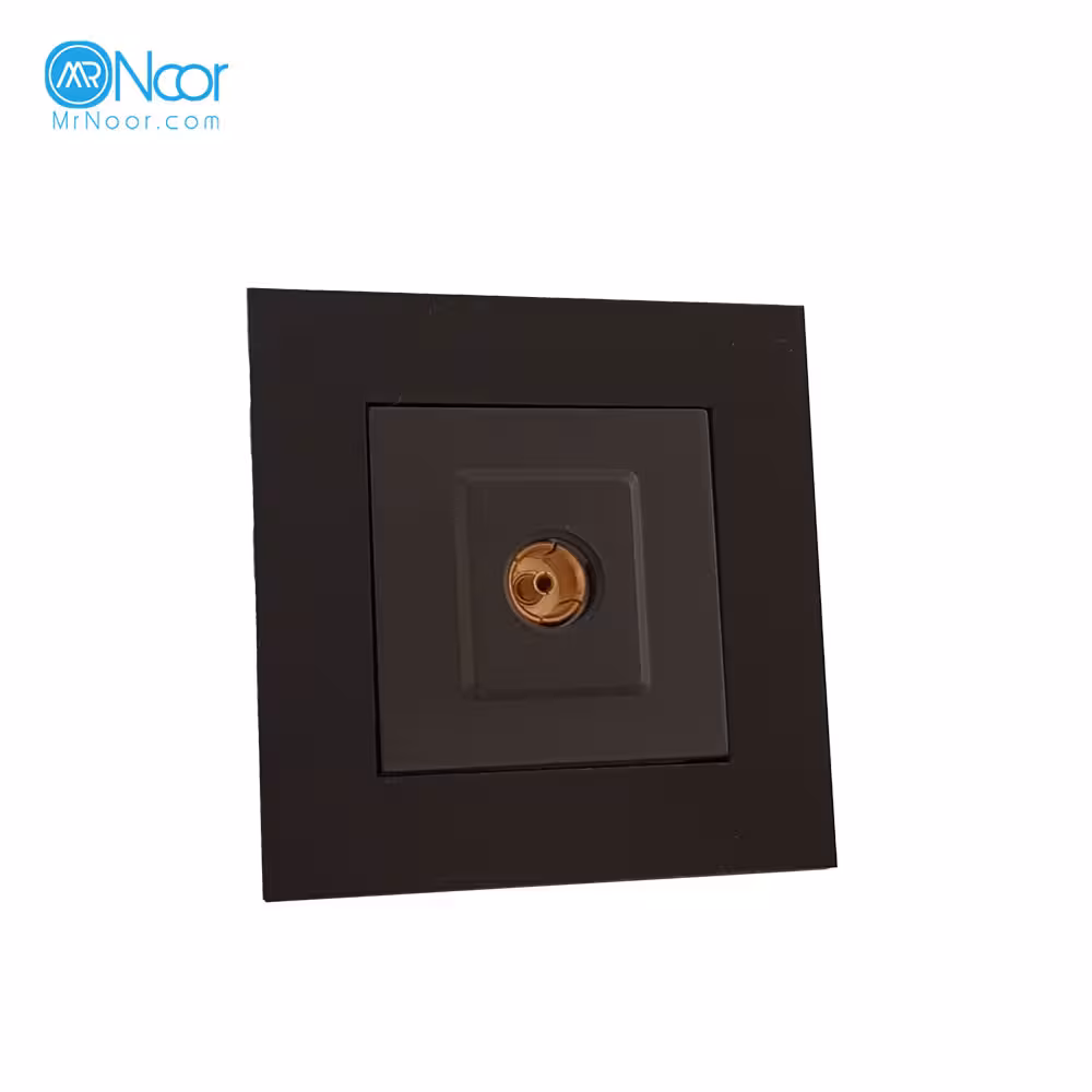 مکانیزم پریز آنتن مشکی پارت الکتریک مدل پارلا 7528/01 - مستر نور