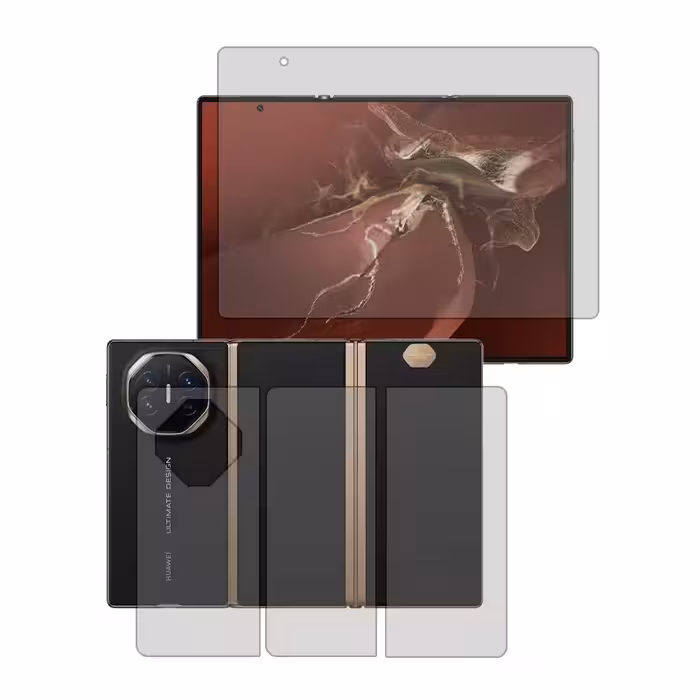 گلس صفحه نمایش و پشت گوشی هوآوی Mate XT Ultimate مدل نانو هیدروژل گیمینگ برند راک اسپیس کد LSSS