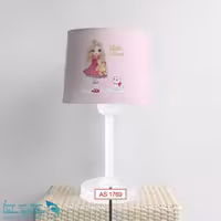 آباژور اتاق کودک طرح دختر و گربه کد A1769