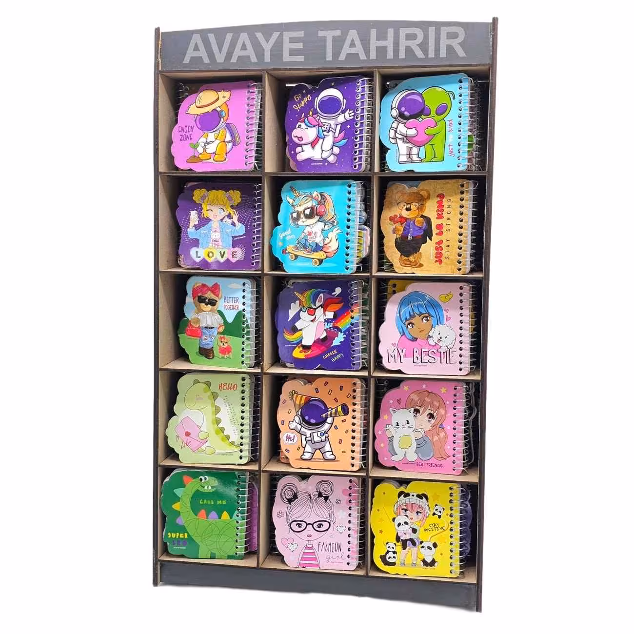 دفتریادداشت جیبی فانتزی مدل دار آوای تحریرکدNS35286