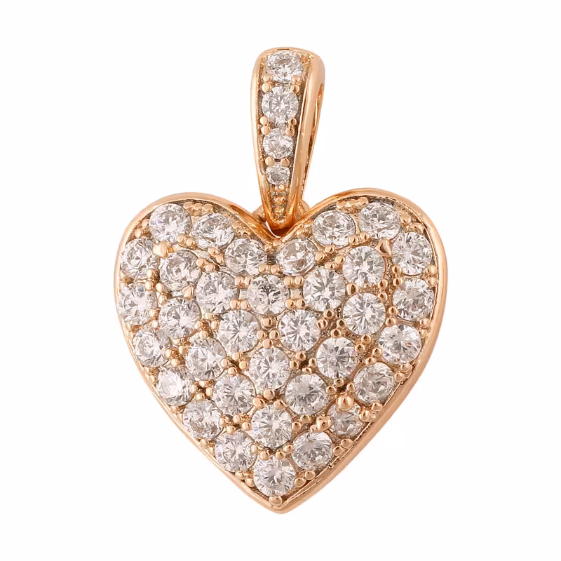 آویز گردنبند زنانه ژوپینگ مدل قلب کد 141434721414