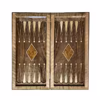 تخته نرد و شطرنج چوب گردو سنندج کد 210