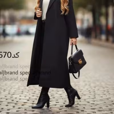 مانتو مجلسی کرپ مدل طرح بارانی مانتو جلو باز مجلسی زنانه