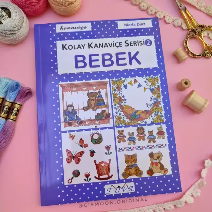 کتاب شماره دوزی Kolay Kanaviçe Serisi 2 Bebek