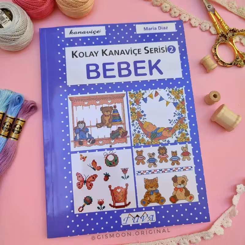 کتاب شماره دوزی Kolay Kanaviçe Serisi 2 Bebek