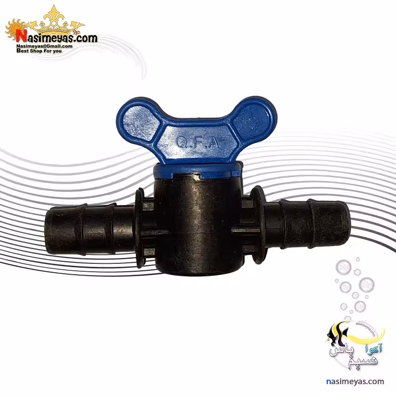 شیر باز و بست شلنگ و لوله آب پلی اتیلن