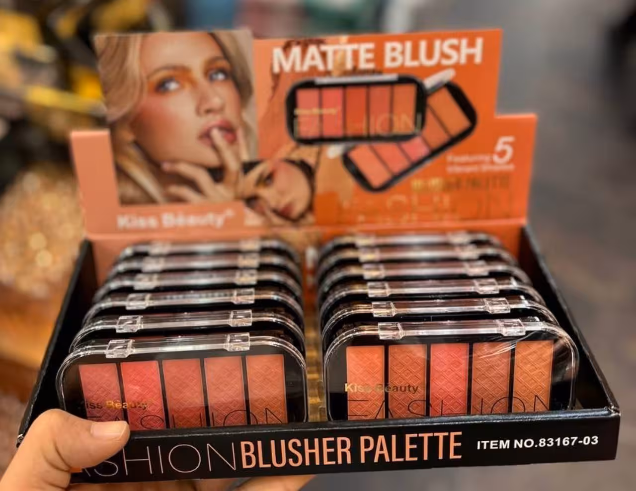 پالت رژگونه پنج  رنگ اورجینال