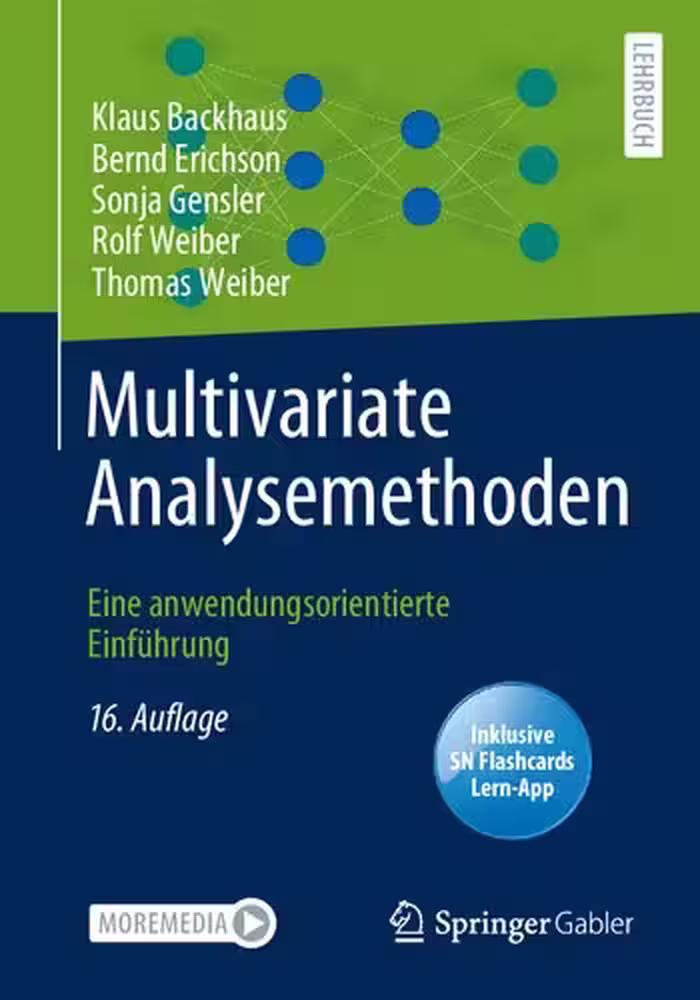 خرید و دانلود نسخه کامل کتاب Multivariate Analysemethoden: Eine anwendungsorientierte Einführung