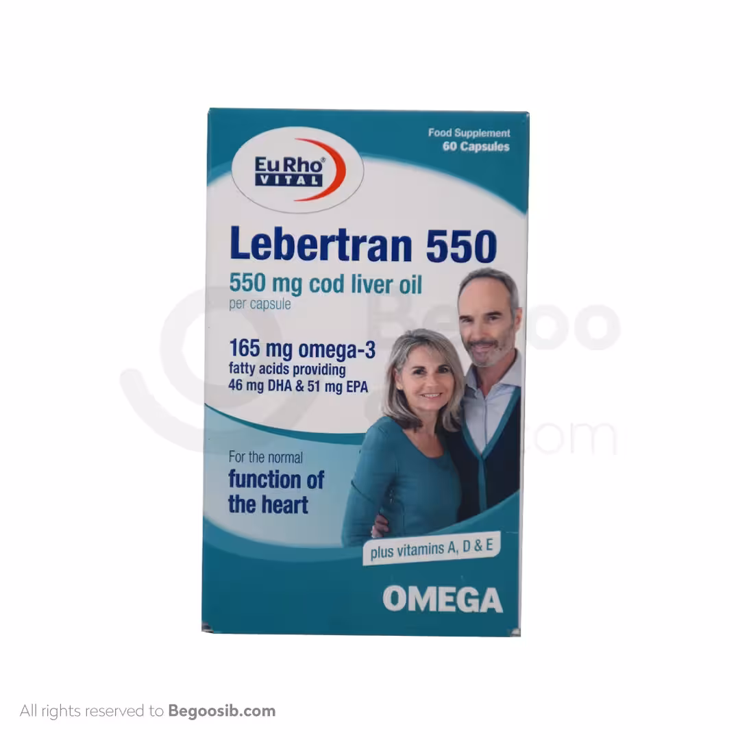 کپسول لبرترن 550 یوروویتال 60 عددی