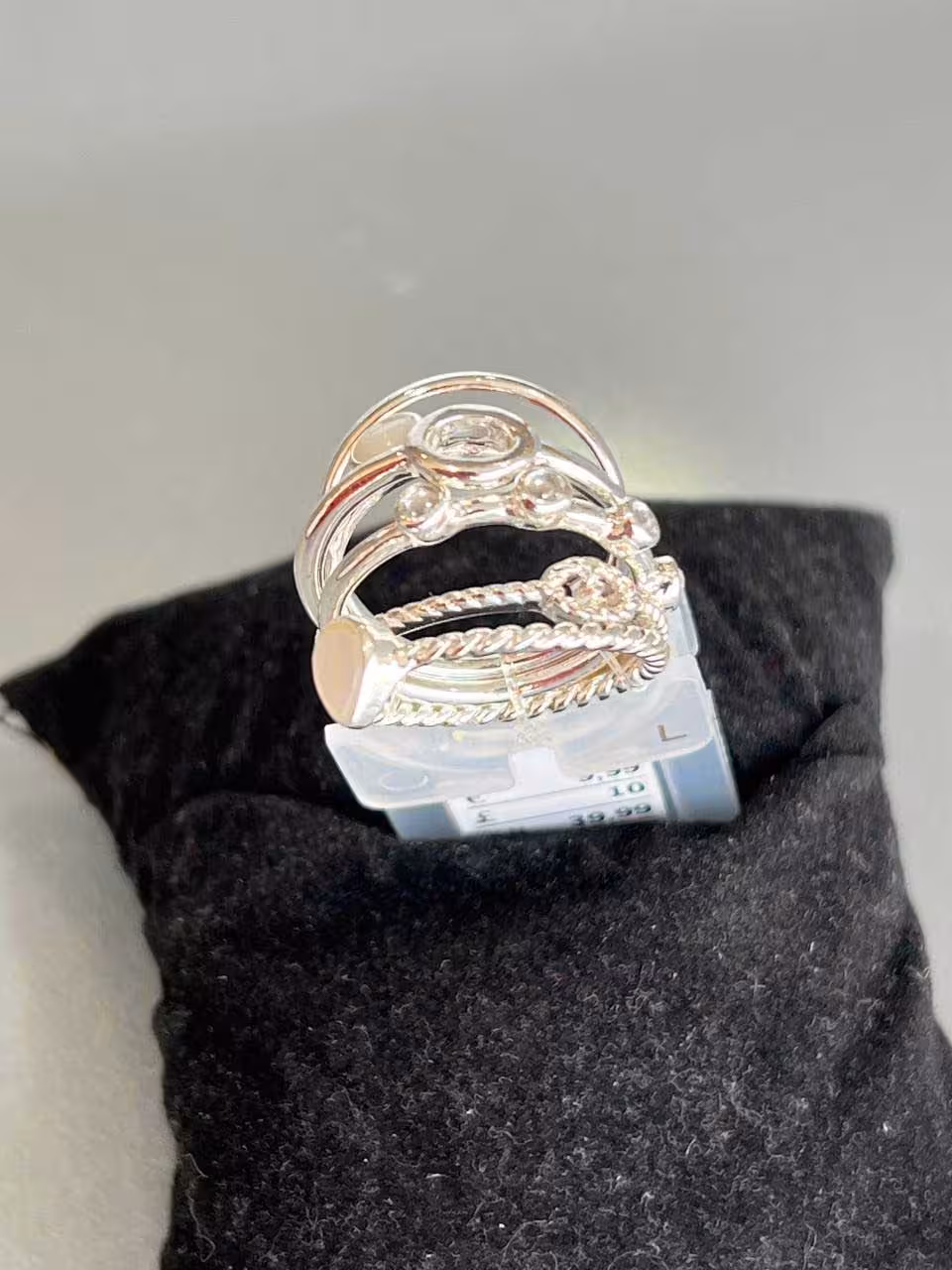 ست 7 تایی حلقه &quot;Silver Harmony&quot; از برند beeline ✨💍