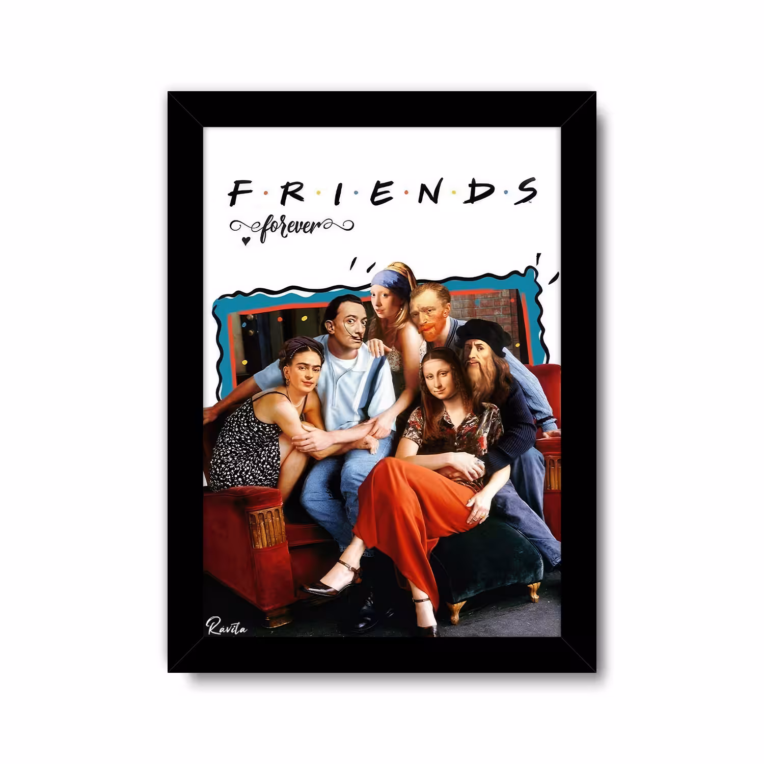 تابلو تکی فانتزی فرندز - نقاش ها کد 3566