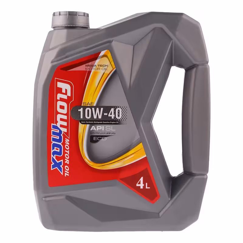 روغن موتور خودرو فلومکس مدل MEGATECH 10W40 ECO حجم 4 لیتر