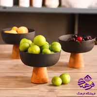 پیاله رایکا پایه چوبی
