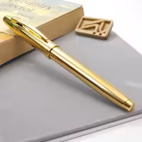 خودنویس شیفر 100 تمام طلایی SHEAFFER 100 FP Glossy PVD gold With PVD GT