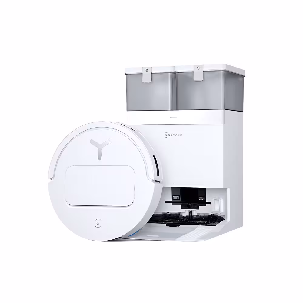 جارو رباتیک اکووکس مدل ECOVACS T50 PRO Omni ( پک اصلی شرکتی و گلوبال جهانی ) سفید و مشکی