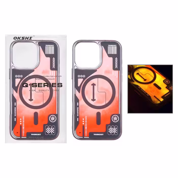 قاب آکواریومی طرح مگ سیف شبرنگ Apple iPhone 16
