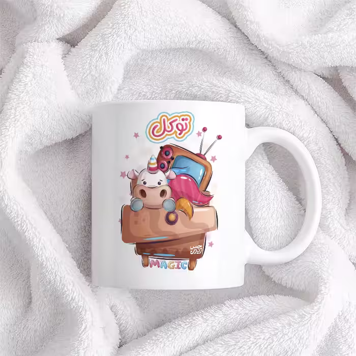 ماگ حس آمیزی طرح Magic Unicorn مدل توکل