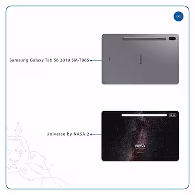 برچسب پوششی ماهوت مدل Universe-by-NASA-2 مناسب برای تبلت سامسونگ Galaxy Tab S6 2019 SM-T865