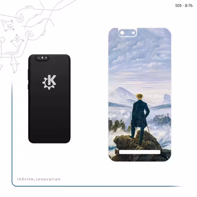 برچسب پوششی ماهوت مدل Wanderer above the Sea of Fog مناسب برای گوشی موبایل پاین فون Kde Community Edition