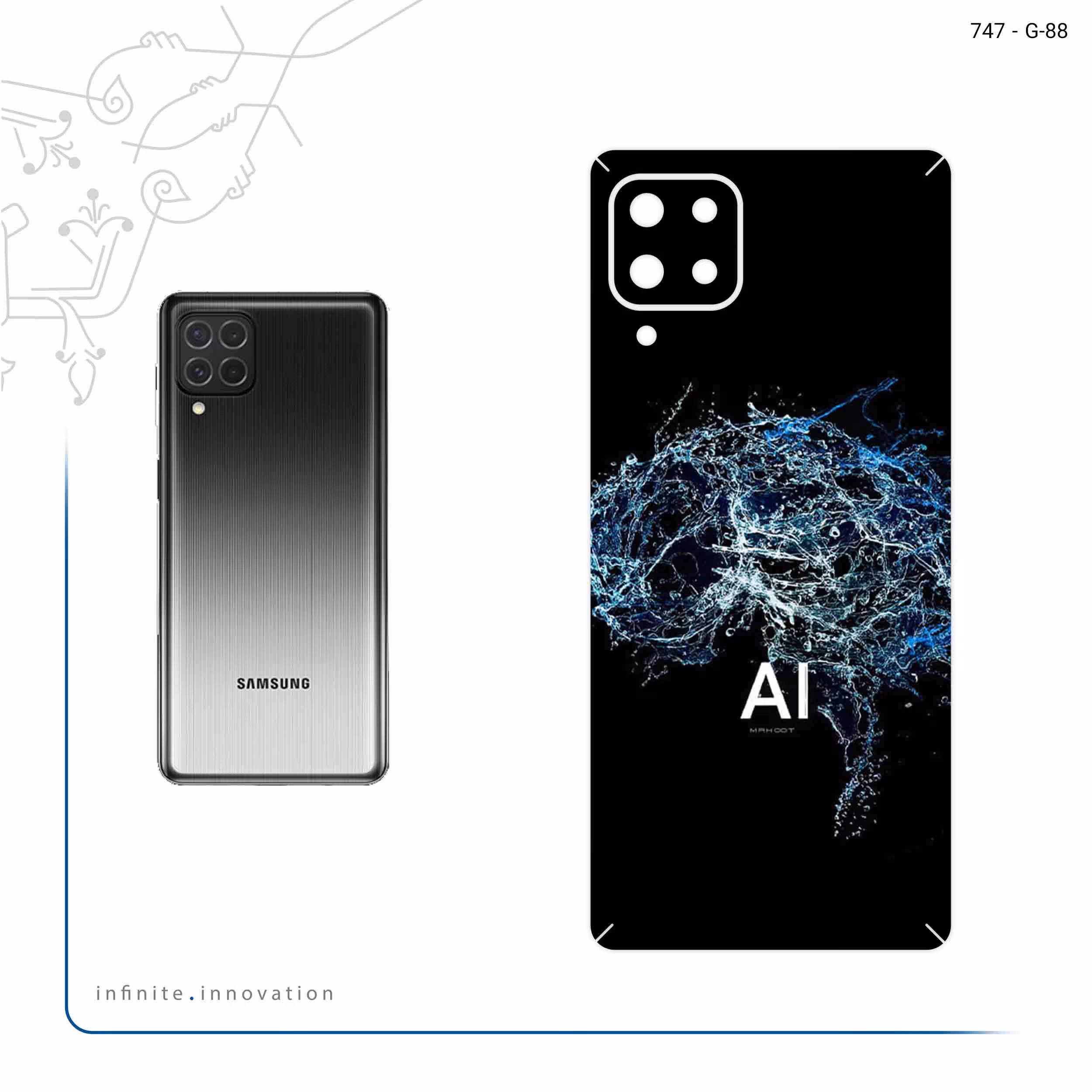 برچسب پوششی ماهوت مدل Artificial intelligence 2 مناسب برای گوشی موبایل سامسونگ Galaxy A32 5G