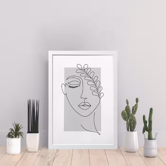 تابلو مدل مینیمال کد S2514-w