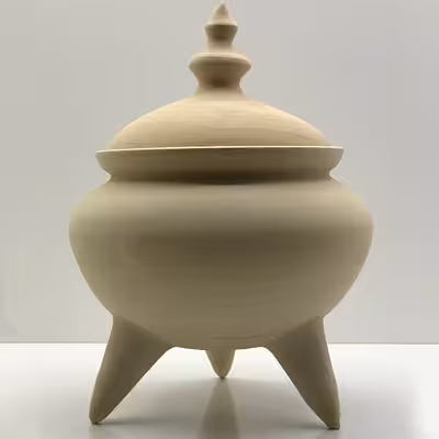 شکلات خوری سفالی مدل خام کد 22