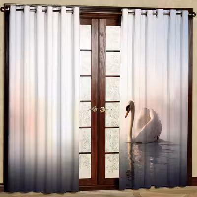 پرده پانچی کد 5605 سایز 280x140 سانتی متر