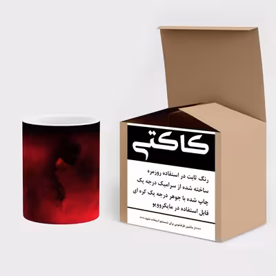 ماگ حرارتی کاکتی طرح فانتزی مدل mgh15758