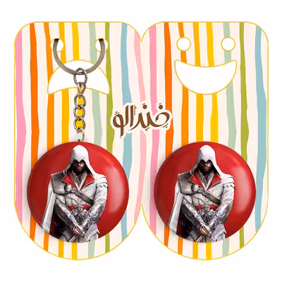 پیکسل خندالو مدل اساسینز کرید کد 4978 به همراه جاکلیدی