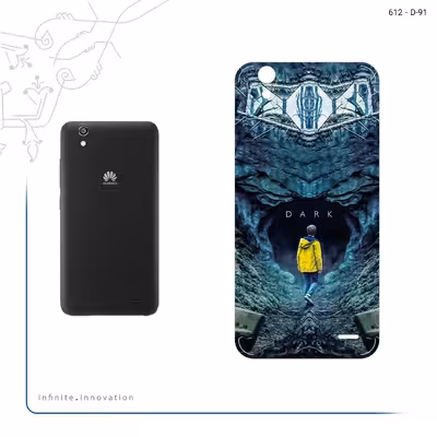 برچسب پوششی ماهوت مدل Dark مناسب برای گوشی موبایل هوآوی Ascend G630