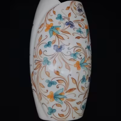 گلدان سرامیکی هیوا طرح پیچک ایستاده کد 11047651