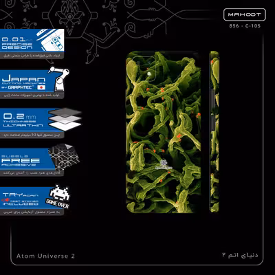 برچسب پوششی ماهوت مدل Atom Universe 2-FullSkin مناسب برای گوشی موبایل هوآوی Nova Y60